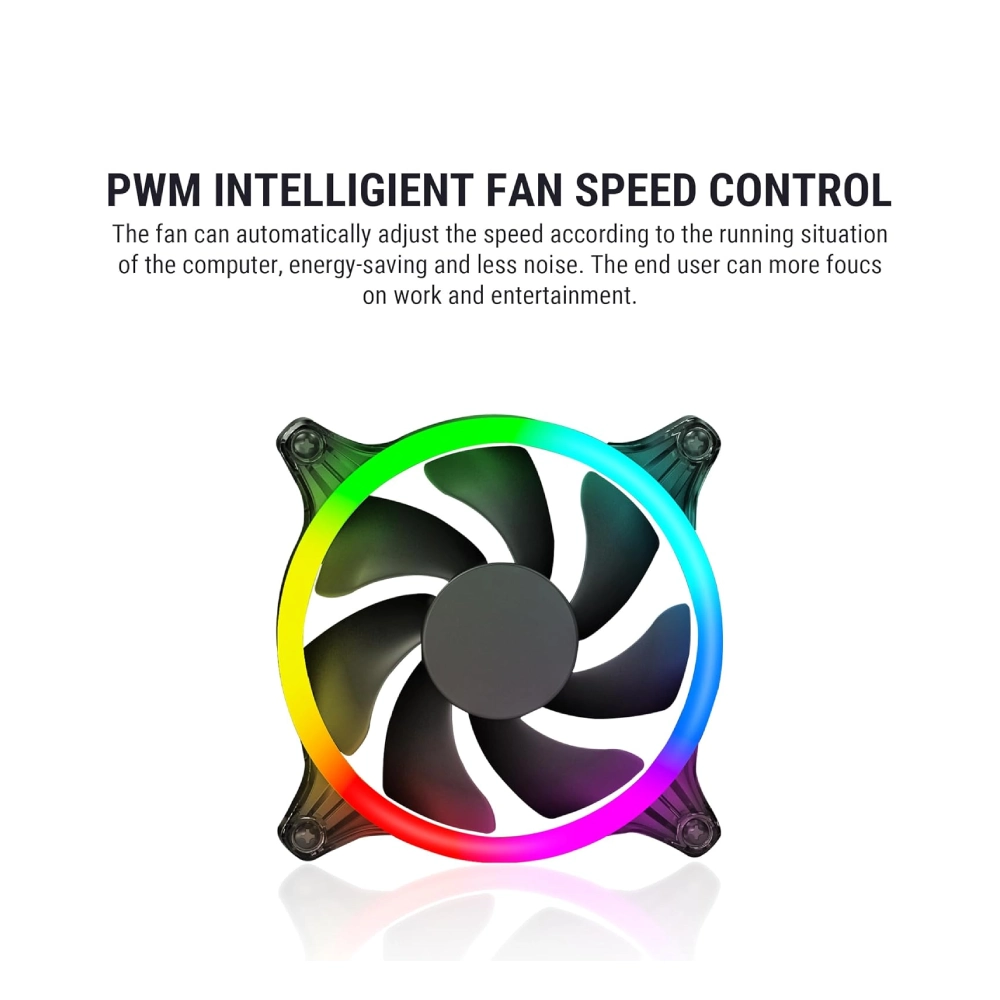 Ant Esports CPU Cooler Liquid ICE Chroma-360 ARGB (Black) view 2